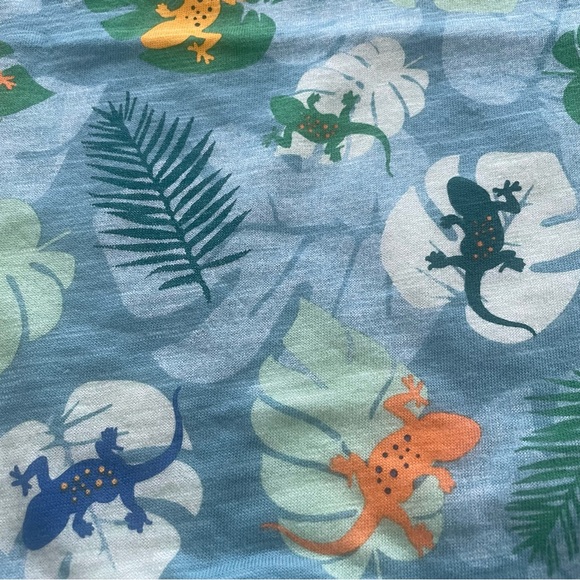 New! Mud Pie Lizard Print Baby Boy Romper 3-6 Months - Picture 5 of 9